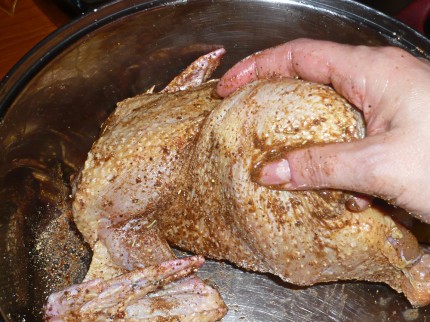 Free range chicken - ready to roast
