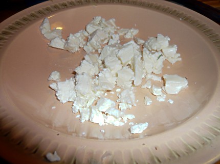 crumbled feta cheese