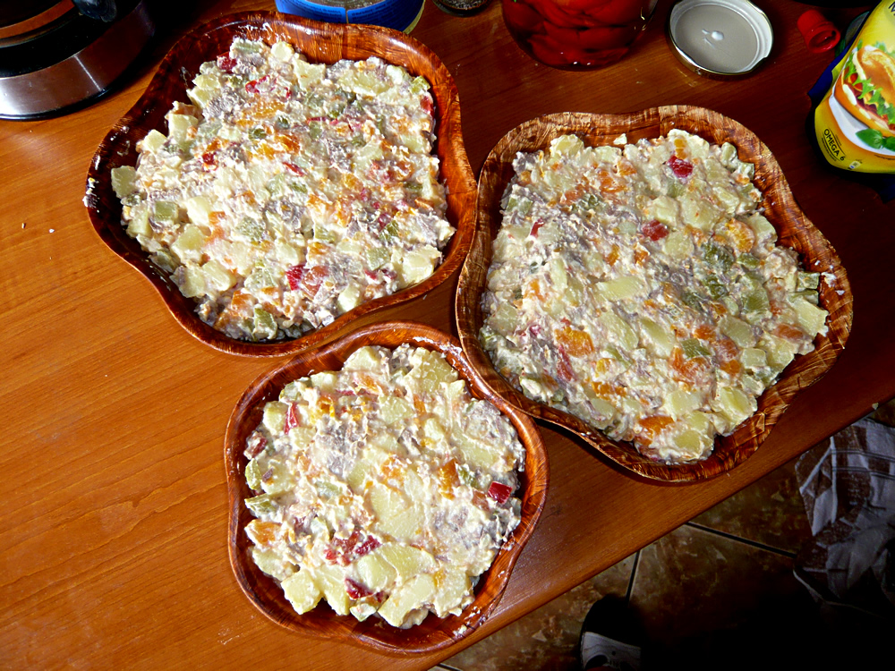 Salata Boeuf in bowls
